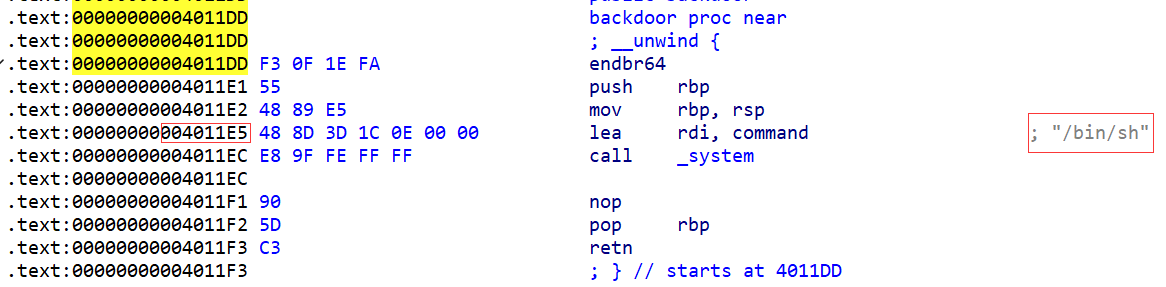ret2text-backdoor