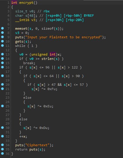 ret2libc-encrypt
