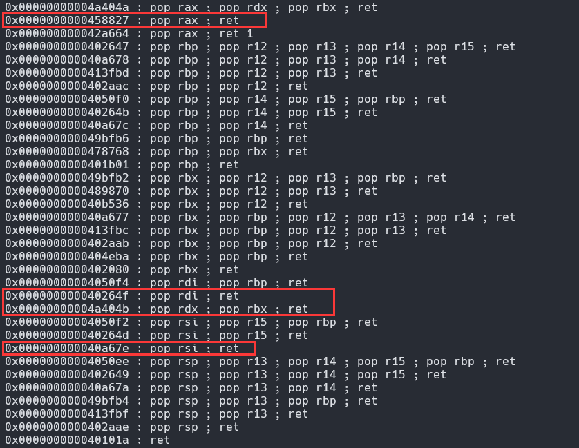 ret2syscall-gadget